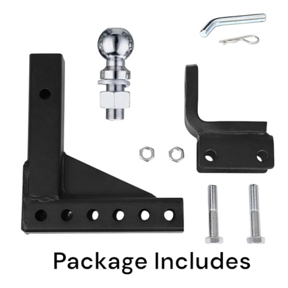 Trailer tow hitch ball mount showing heavy-duty channel style mount design