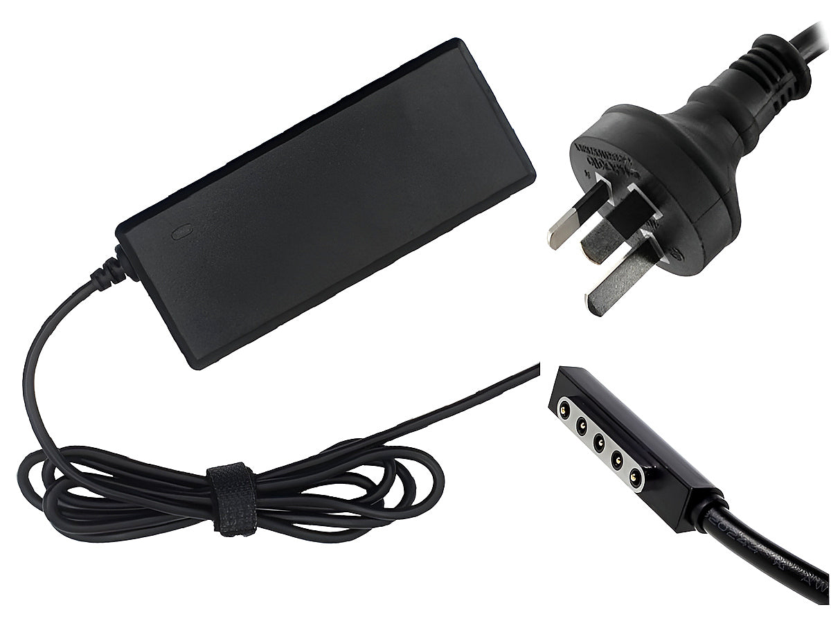 Surface Pro 2 charger with NZ power cord attached