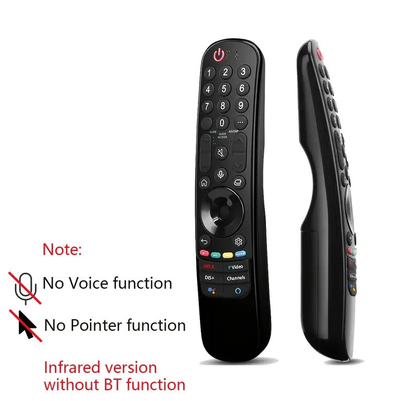 Close-up of silicone buttons on LG TV replacement remote