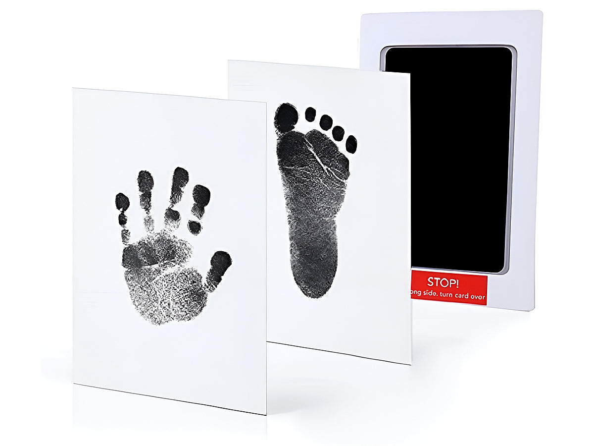 Handprint Footprint Kit with record paper ready for print