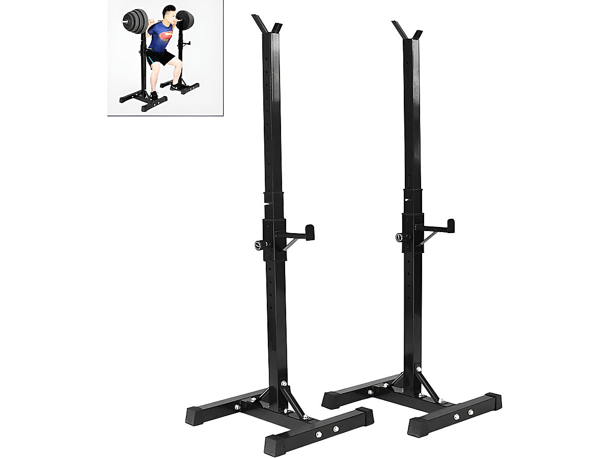 Squat Rack Weight Adjustable Lifting Stand