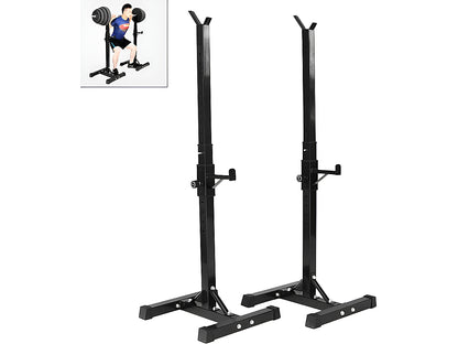 Squat Rack Weight Adjustable Lifting Stand