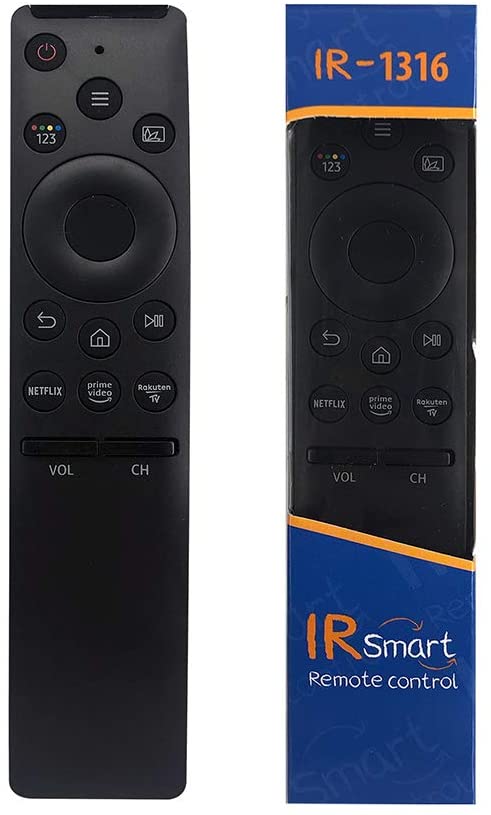 Samsung Smart TV remote replacement with power button detail