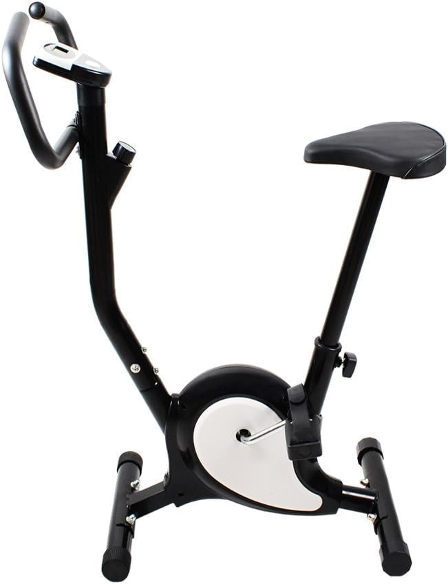 Close-up of manual resistance dial on exercise bike