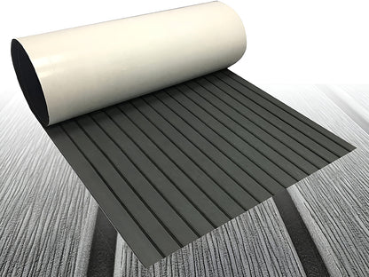 Side angle showing 6mm thickness of boat flooring mat