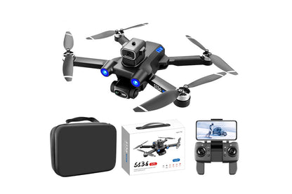 Side angle of Drone with Camera NZ highlighting foldable arms