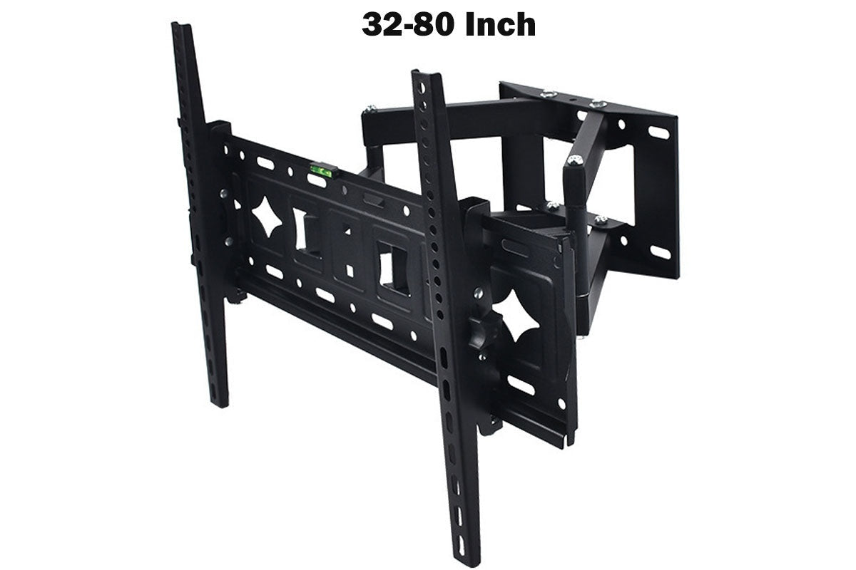 Close up of TV bracket steel mount with cold-rolled finish