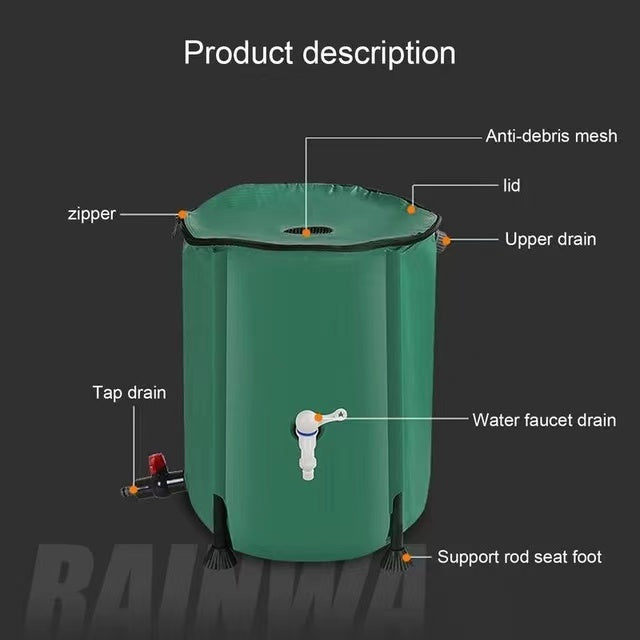 Rainwater Tank Barrel 500L