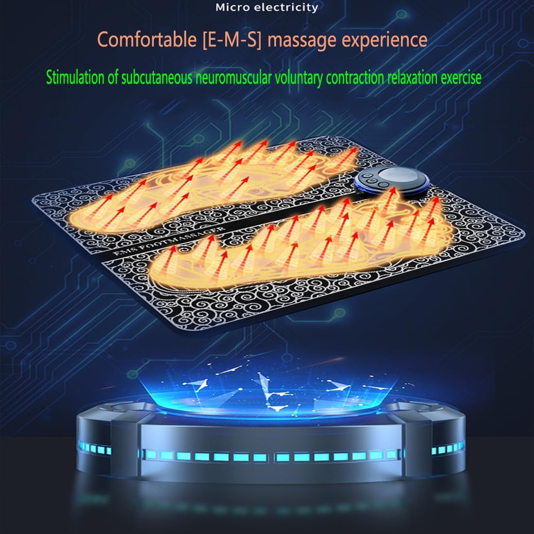 Electric foot massager TENS machine used for muscle pain relief