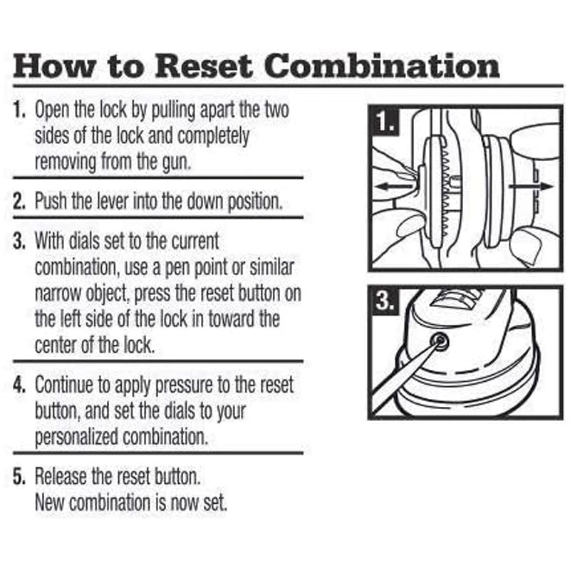 Combination Gun Trigger Lock