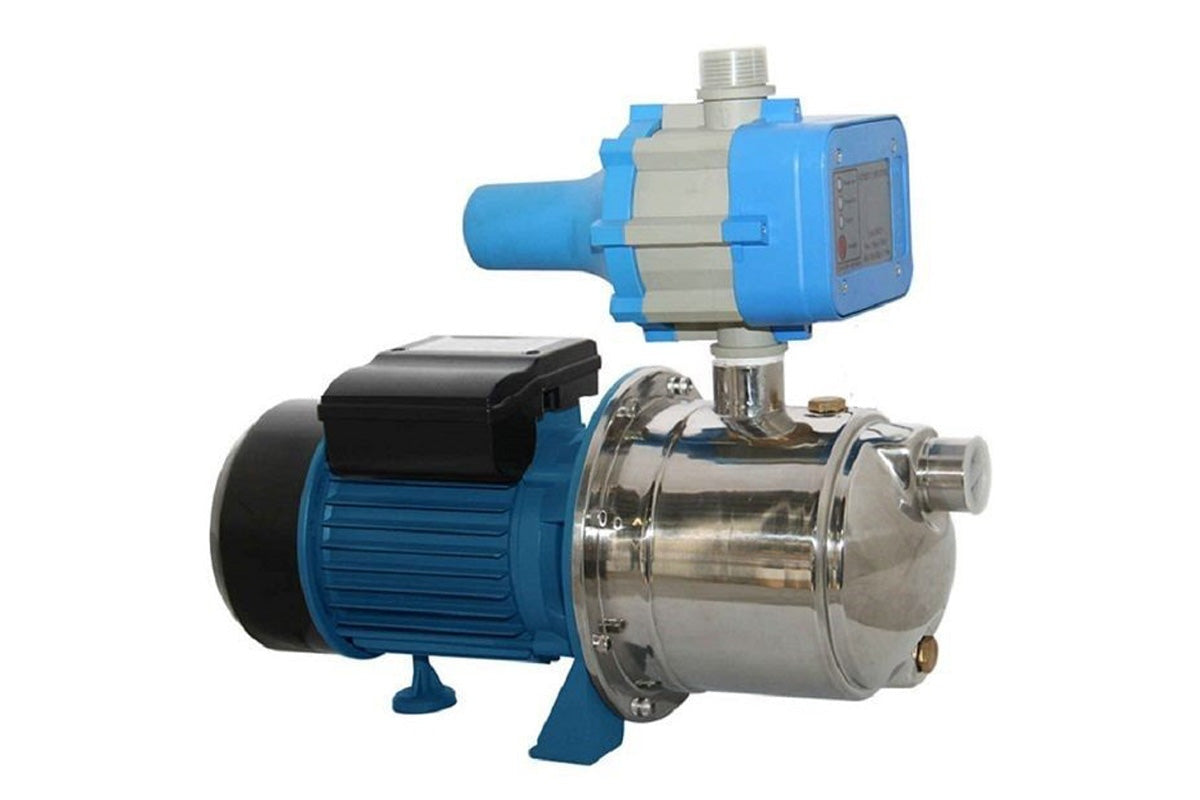 Close up of water pump pressure gauge for easy reading