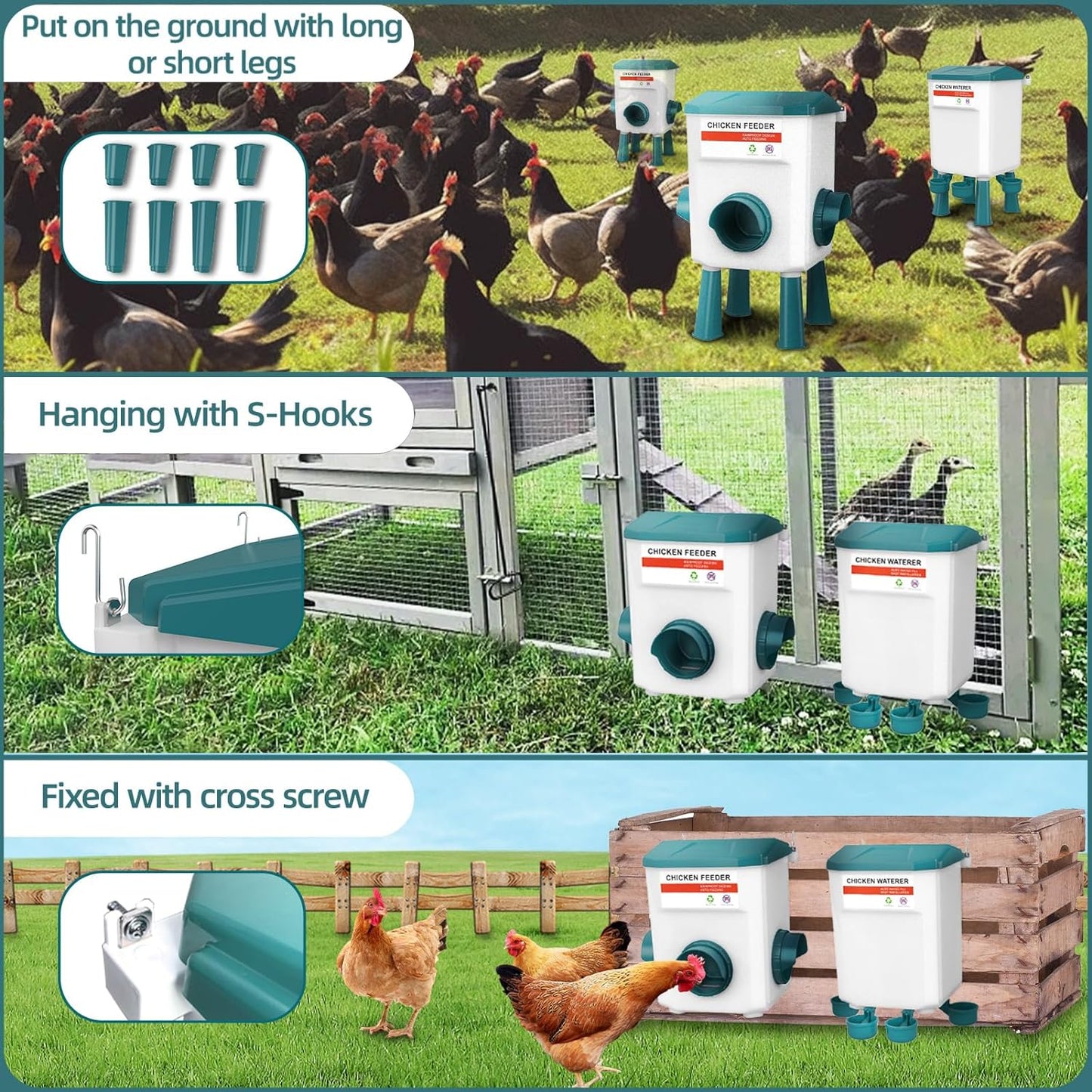 Chicken Feeder Chicken Drinker