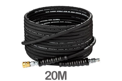 High pressure hose 20M showing 38 quick connectors