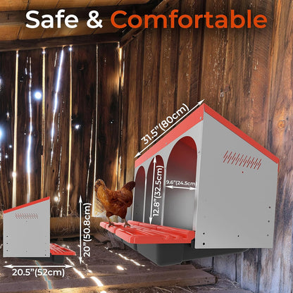 Chicken Nesting Box Egg Perch