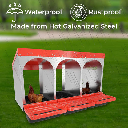 Chicken Nesting Box Egg Perch