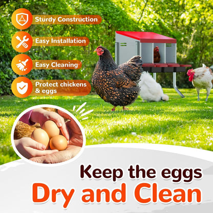 Chicken Nesting Box Egg Perch