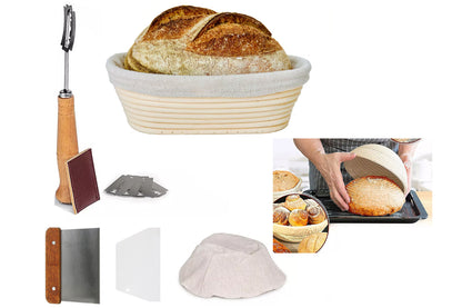 Sourdough Proofing Baskets Bread Baking Kit with Banneton Basket