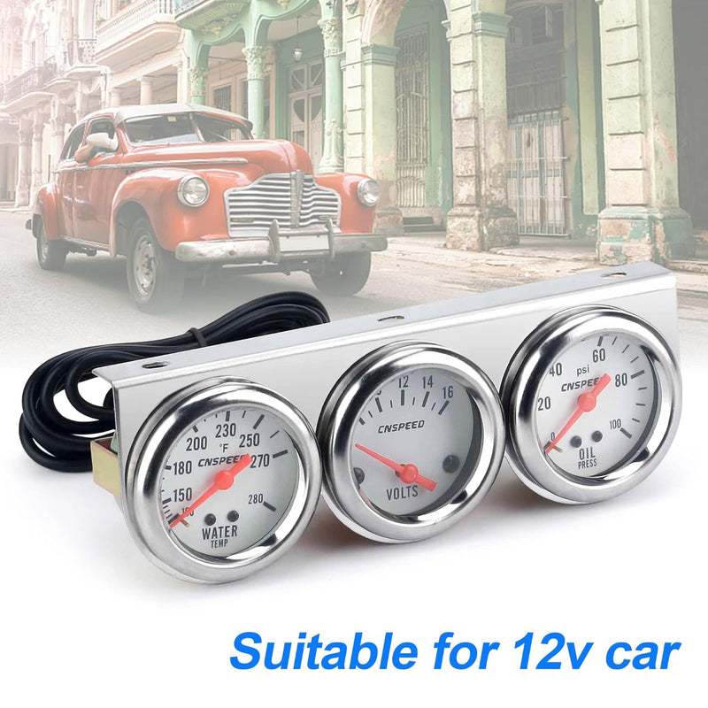 3in1 Oil Pressure Gauge for Car