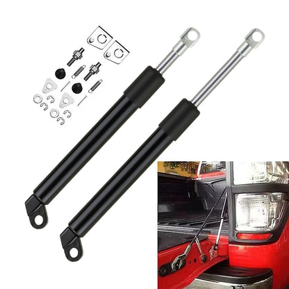 Gas strut kit with all accessories ready for installation