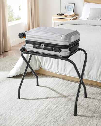 Luggage rack suitcase stand with non-slip plastic feet