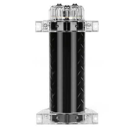 Compact 75 cm diameter car audio capacitor for NZ car audio systems