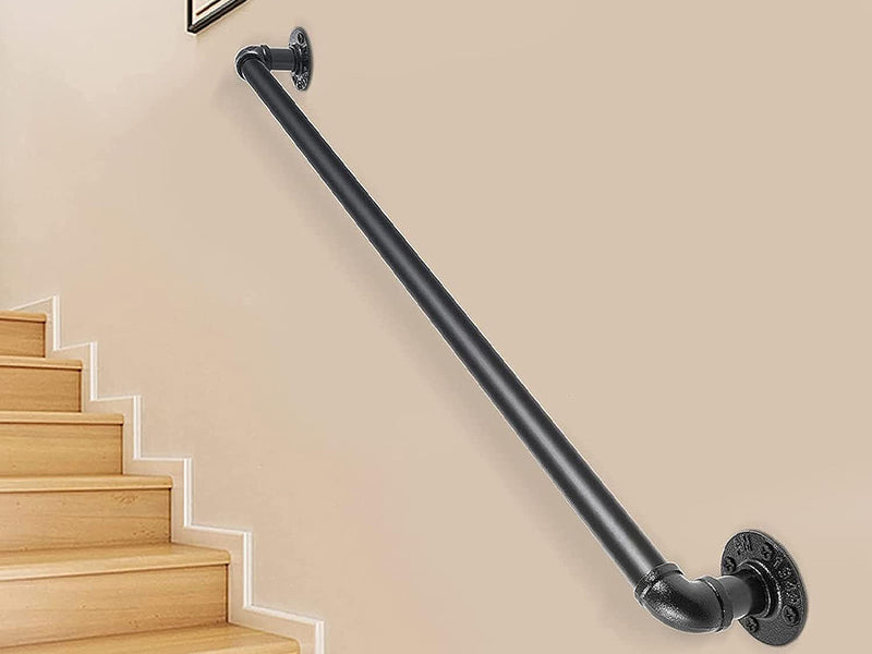 Industrial Pipe Stair Handrail 120CM