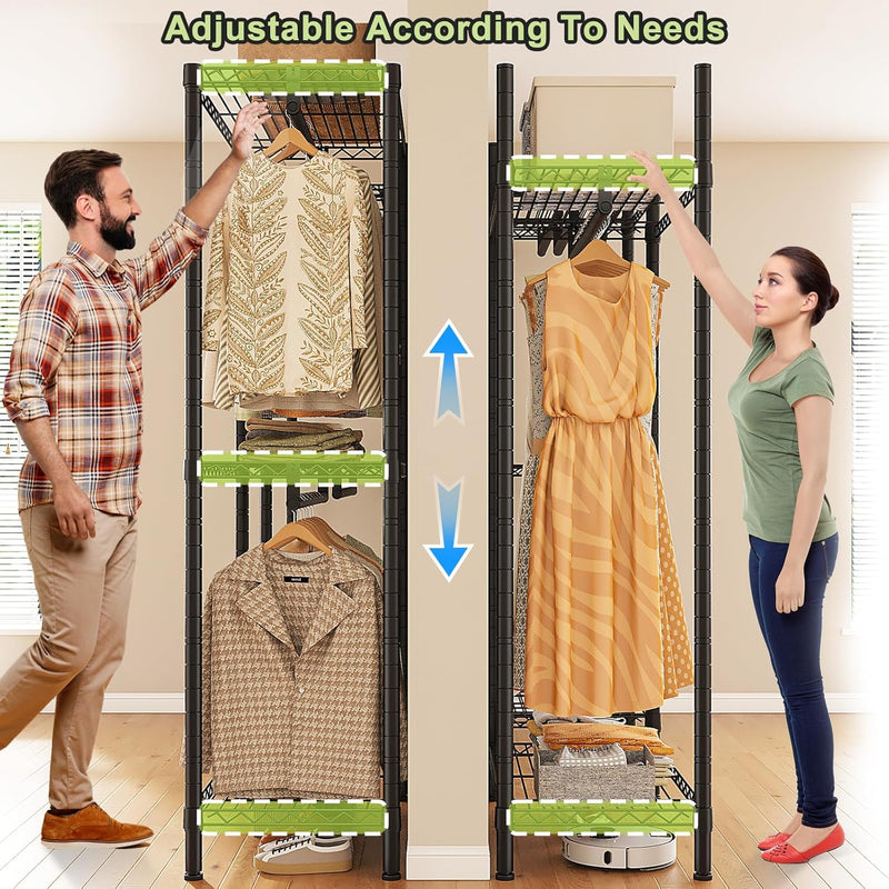 Wardrobe Organizer Clothes Rack