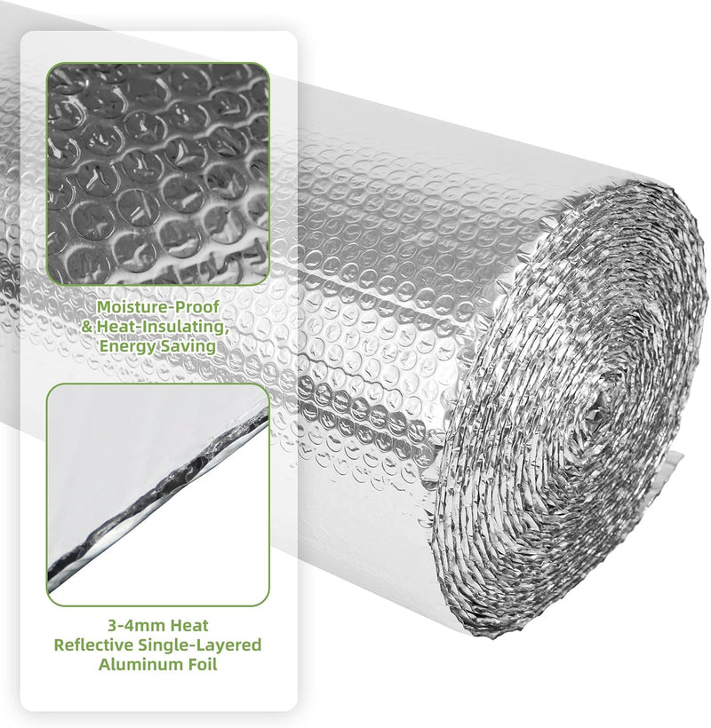 Double Layer Aluminium Bubble Foil Insulation