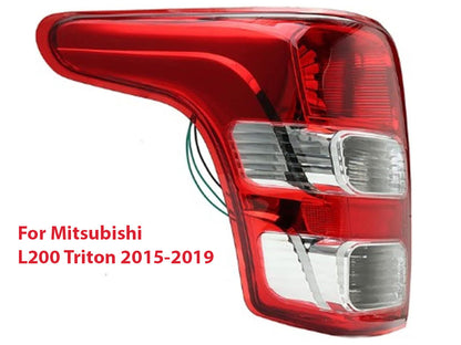 Clear surface finish detail on Mitsubishi L200 Triton tail light