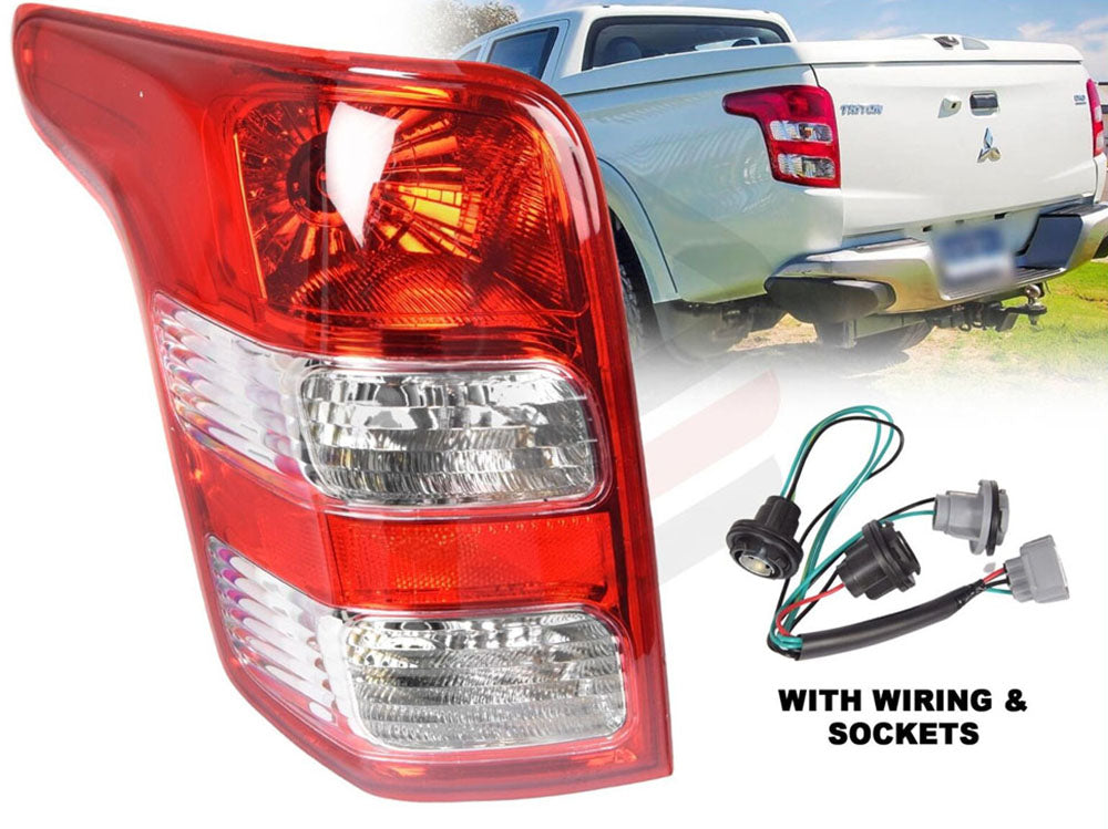 Rear left side view of Mitsubishi L200 Triton tail light
