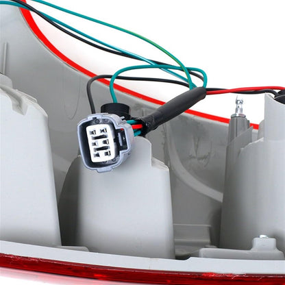 Mitsubishi L200 Triton tail light showing durable plastic material