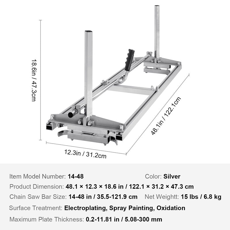 Chainsaw Mill Frame 48in