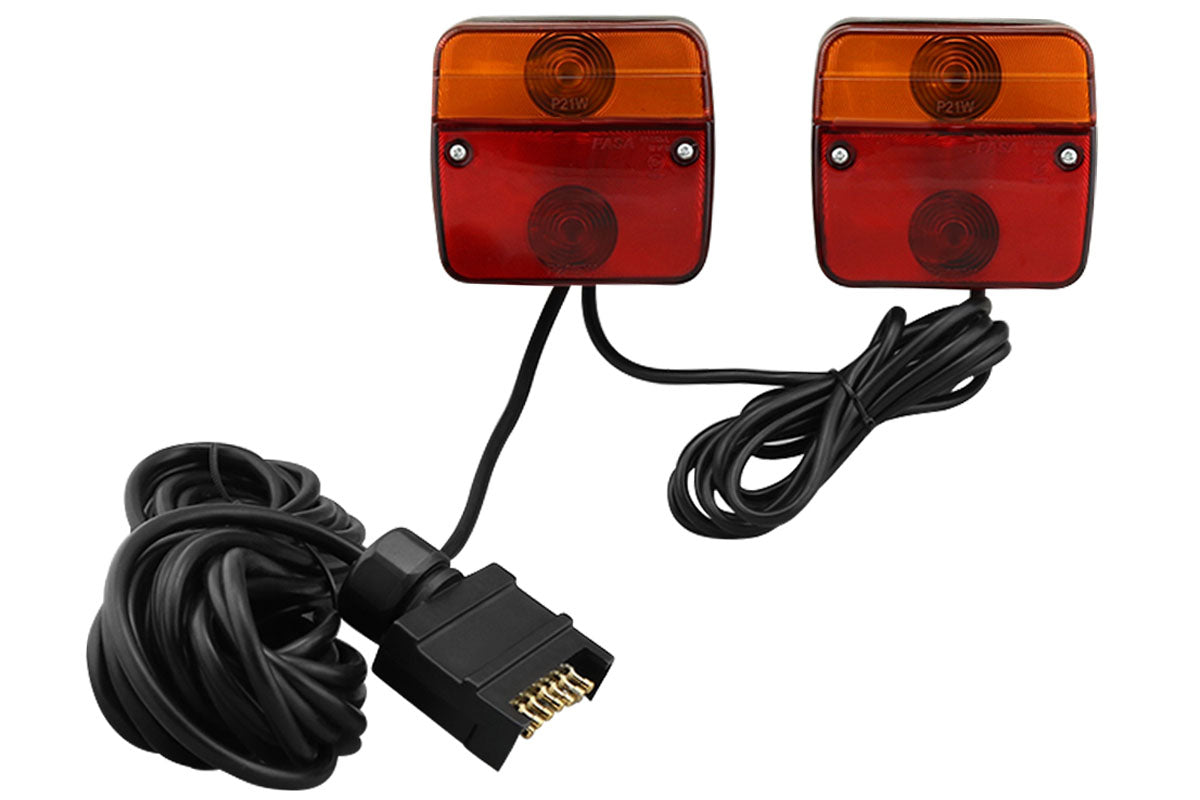 Trailer tail lights connected to caravan wiring harness in NZ
