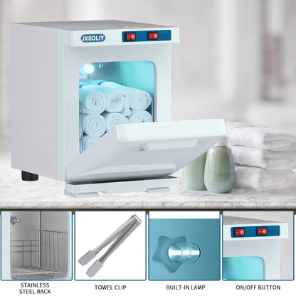 Towel warmer heating facial towels evenly in NZ spa