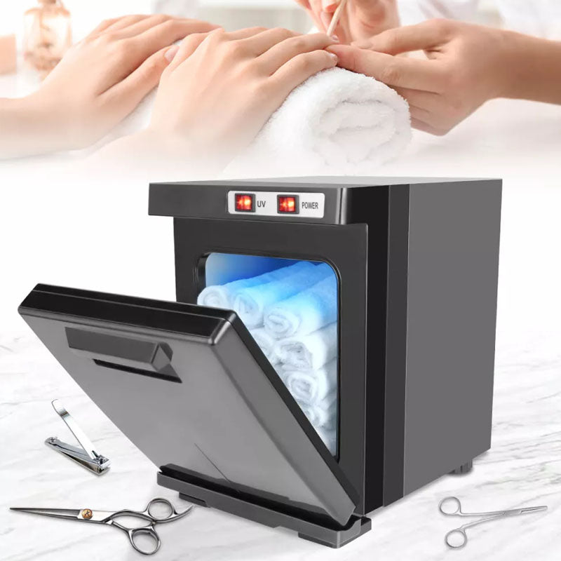 Compact towel warmer steriliser suitable for home use