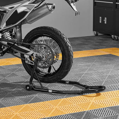Assembly guide included with motorcycle rear wheel stand
