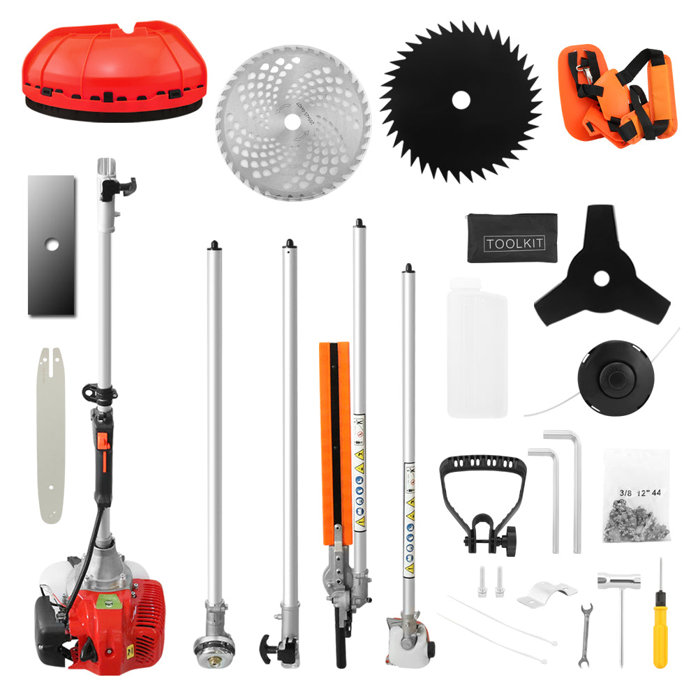 Brush Cutter Weed Cutter Saw Hedge Trimmer Multi Tool with Chainsaw