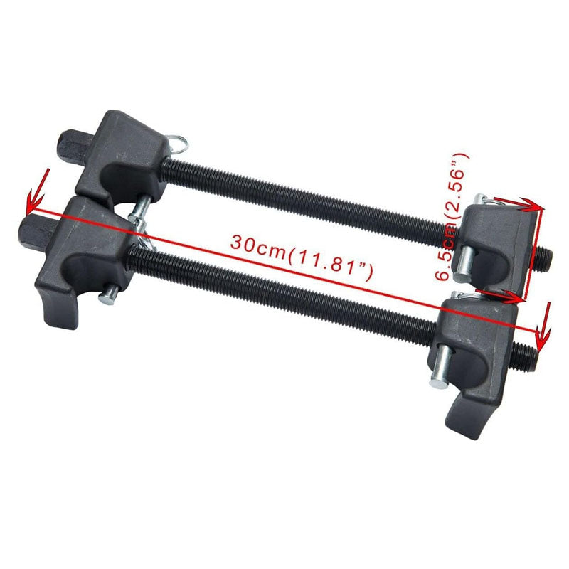 Coil spring compressor fitted with 12 inch drive socket