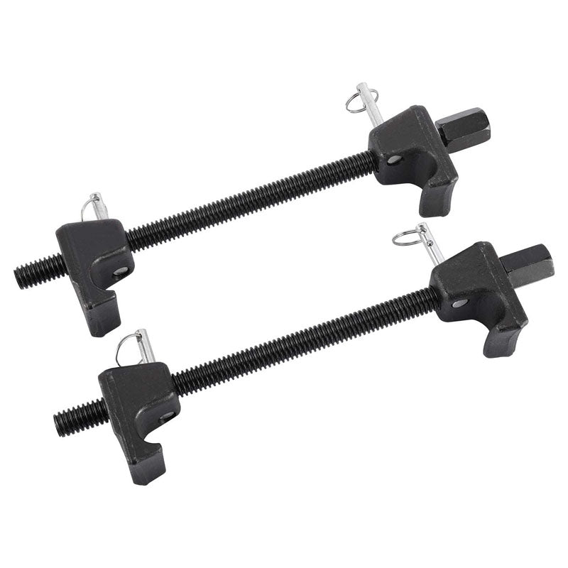 Coil spring compressor used for MacPherson strut spring removal