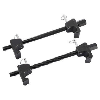 Coil spring compressor used for MacPherson strut spring removal