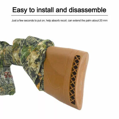 Rifle recoil pad lightweight design for easy carry