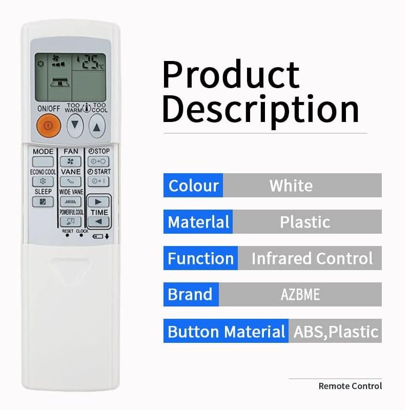 Mitsubishi Heat Pump Remote Replacement