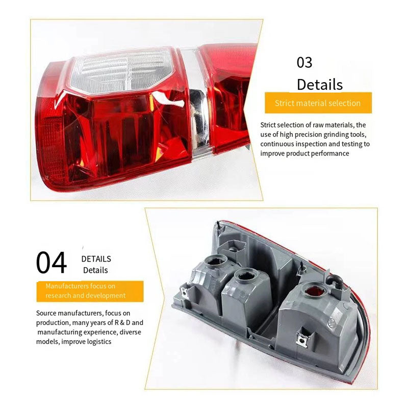 Wiring harness detail on Toyota Hilux tail light pair