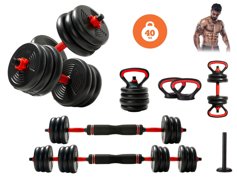 Multifunctional Dumbbells Weights Set - 40kg