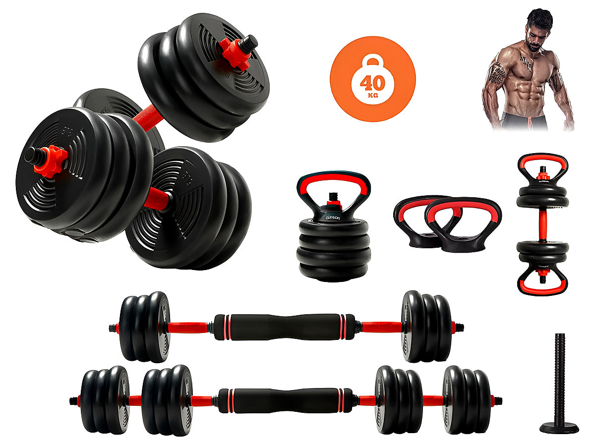Multifunctional Dumbbells Weights Set - 40kg