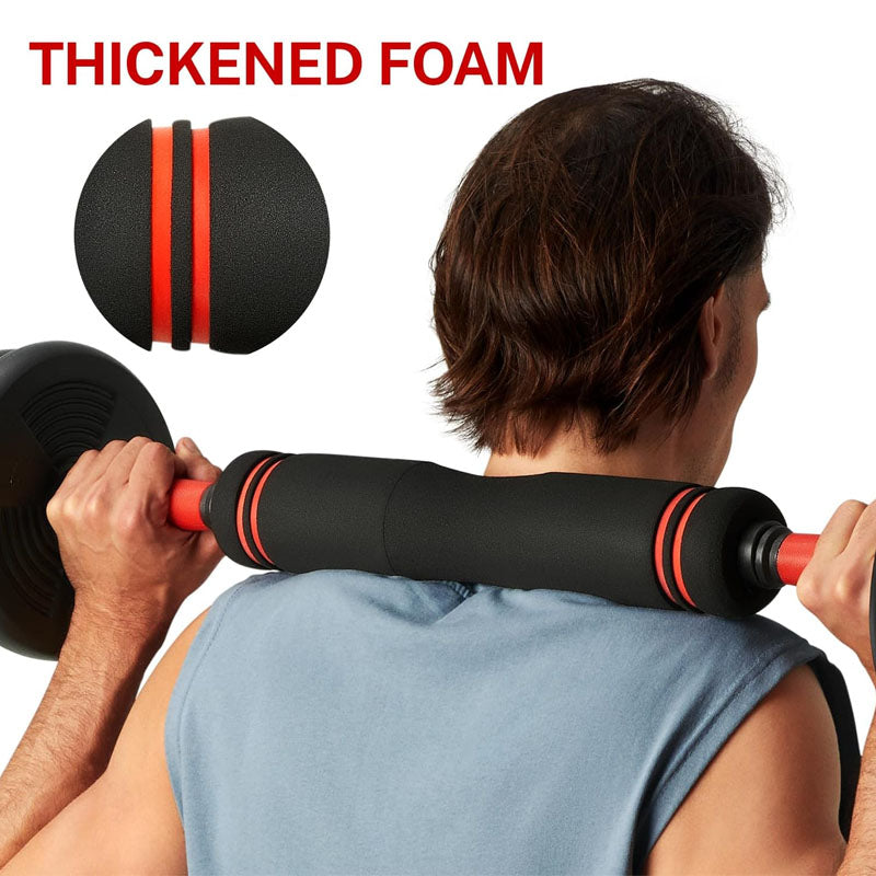 Top view of dumbbells set 40kg weight plates layout