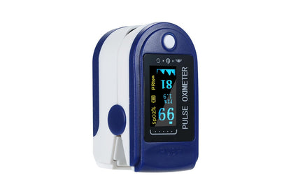 Portable blood pressure monitor and oximeter set with compact size