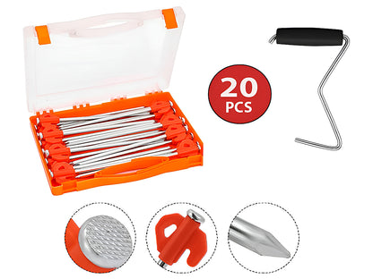 Camping Tent Pegs 20PCS Set