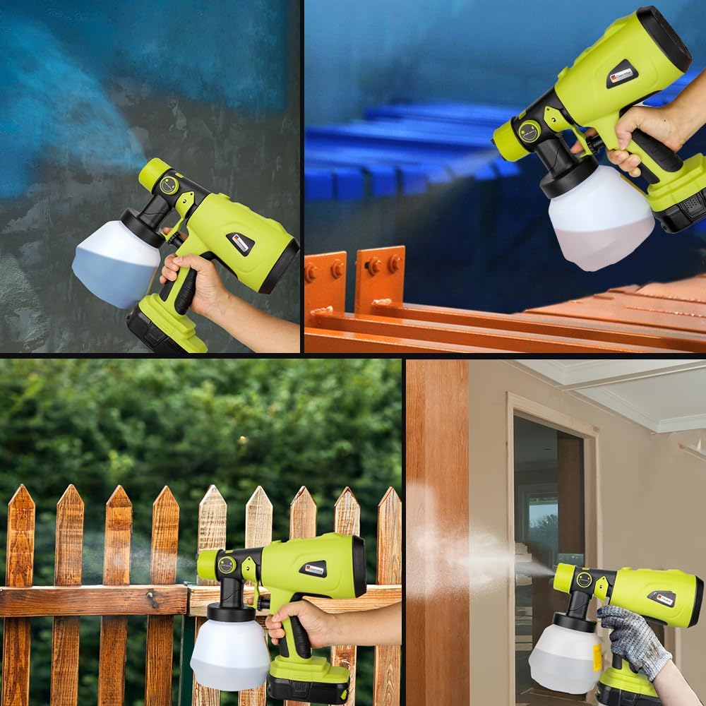 Paint sprayer with viscosity cup for paint thinning