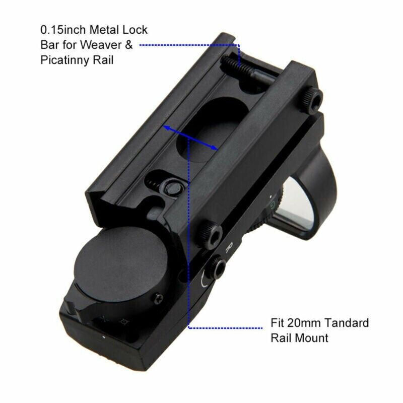 Adjustment knobs for windage and elevation on sight